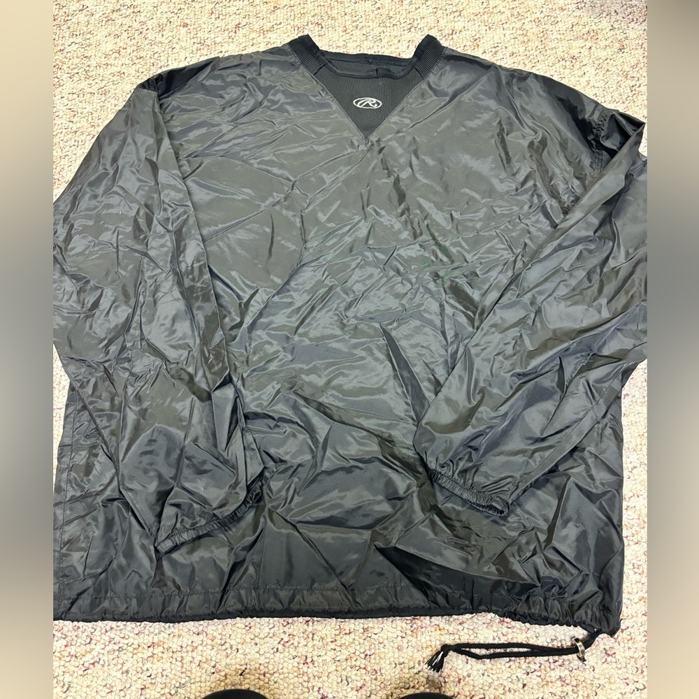 Men’s Rawlings black windbreaker